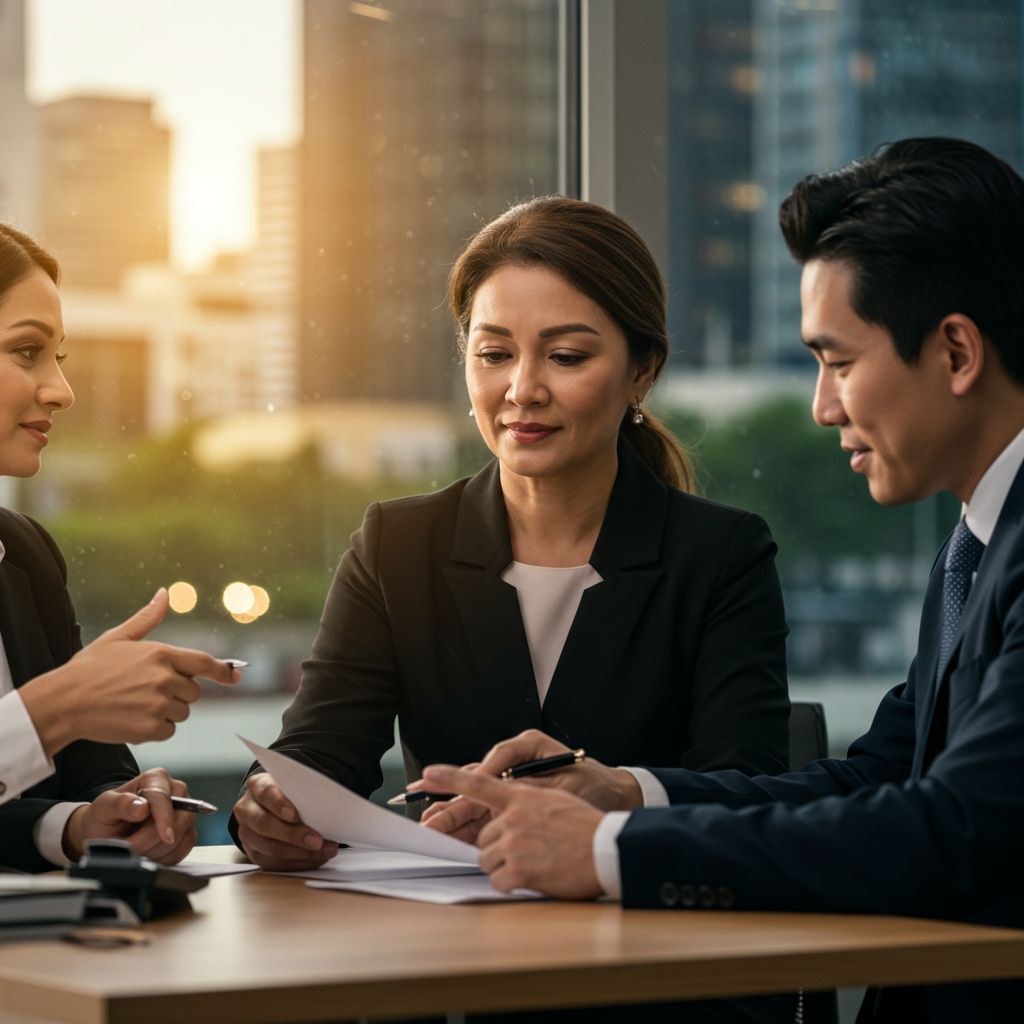A Woman Explaining the Basics of Insurance